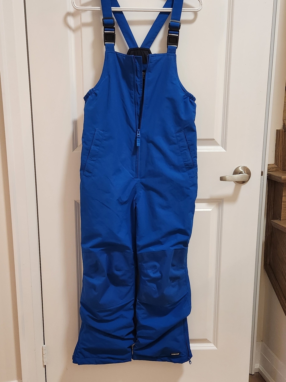 Lands' End Royal Blue Kids Snow Bib Overalls